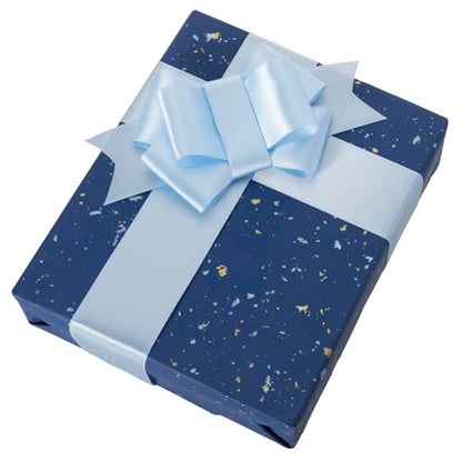 1-1/2 Inch Baby Blue Ribbon 50Yards – Perfect for Gift Wrapping