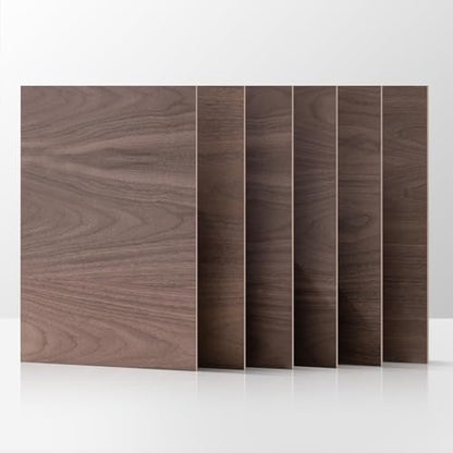 6-Pack 1/8" Walnut Plywood Sheets - 12 x 16 x 1/8 Inch - 3mm Laser Wood Sheets for Laser Cutting, Engraving & Wood Burning (Pyrography) (6 Count)