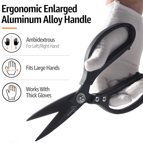 Heavy Duty Scissors for Cutting Carpet Cardboard Leather Fabric
