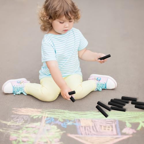 40 Pcs Sidewalk Chalks for Kids Non Toxic Jumbo Chalk for Party Gift Outdoor Art Classroom Play Painting (40 Count)