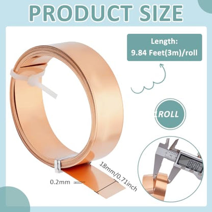 9.84 Feet 32Gauge Flat Pure Copper Wire (9.84 Foot)