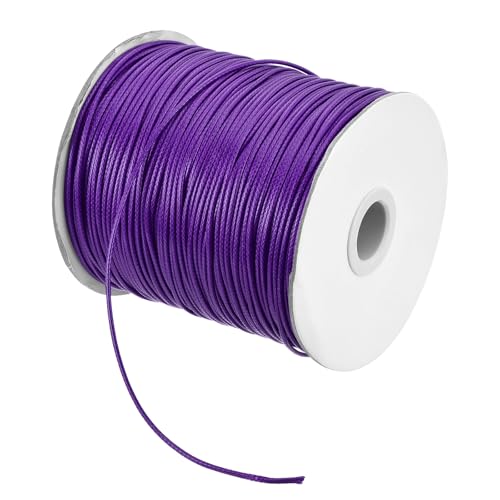 Waxed Cord 1.5mm Waxed Polyester Cord 175 Yard Wax String for Bracelet Making