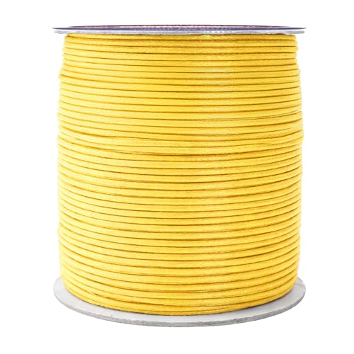 1.5mm Yellow Waxed Cord