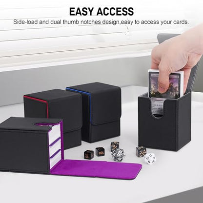 Card Deck Box for Trading Cards (4 Count)