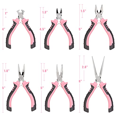 6 Piece Mini Pliers Set (6 Count)