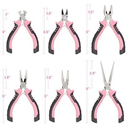 6 Piece Mini Pliers Set (6 Count)