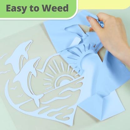 Blue HTV Vinyl Roll