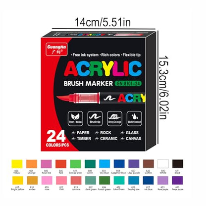 Acrylic Paint Markers (24 Count)
