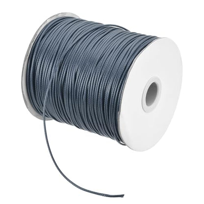 Waxed Cord 1.5mm Waxed Polyester Cord 175 Yard Wax String for Bracelet Making