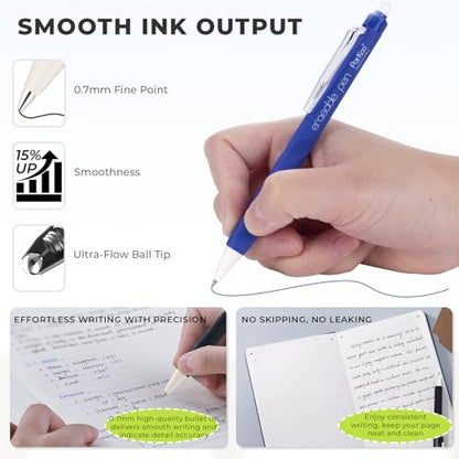 Erasable Gel Pens Clicker (12 Count)
