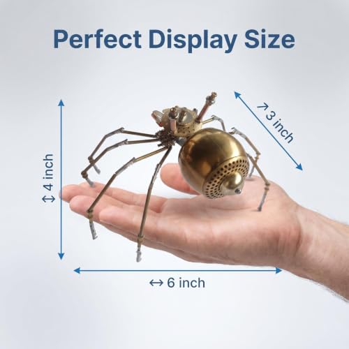 Steampunk Golden Spider 3D Metal Puzzle Model