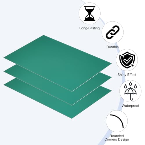 6x10 Inch Anodized Aluminum Sheet Metal (3 Count)