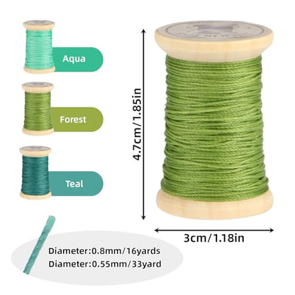 Natural Waxed Thread (99 Foot)