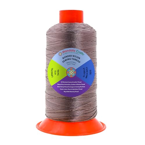Size 346 210D T350 Taupe Bonded Nylon Thread