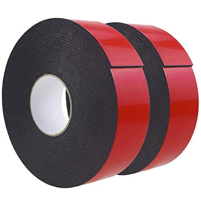 Double Sided Foam Tape 2.36In x 33FT 2 Pack (132 Foot)