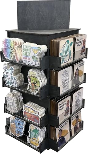 4 Sided Rotating Display Stand