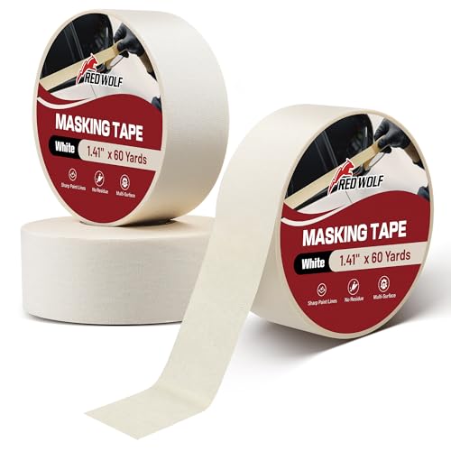 1.41" x 60 Yards Masking Tape 3 Pack (3 Count)