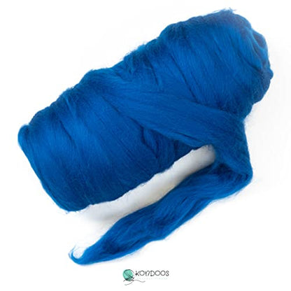 Colored Natural Wool roving (16 Ounce)
