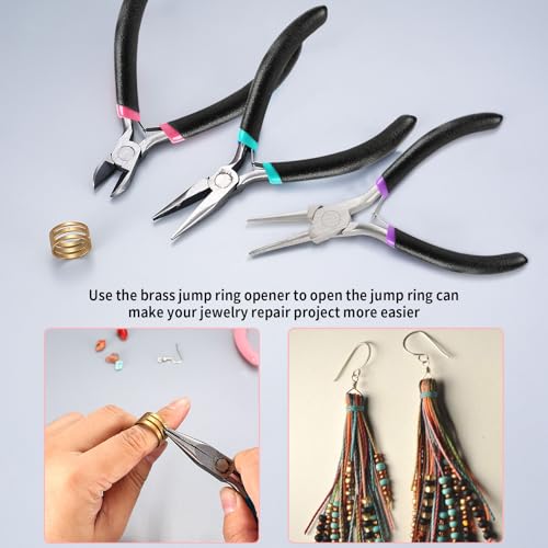 3Pcs Jewelry Making Tools Pliers Kit