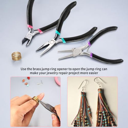 3Pcs Jewelry Making Tools Pliers Kit