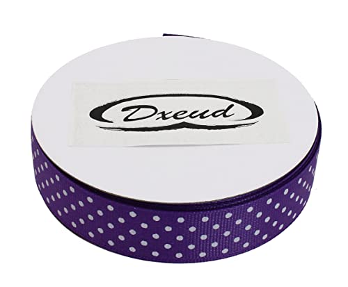 Polka Dot Grosgrain Ribbon 25 Yard Each Roll 100% Polyester