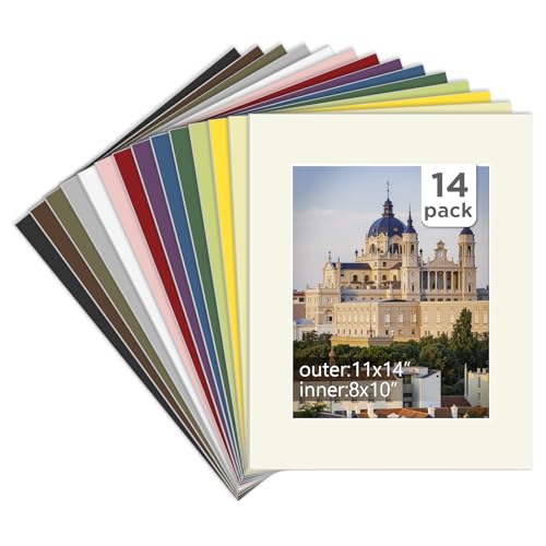 14 Packs Picture Frame Mats