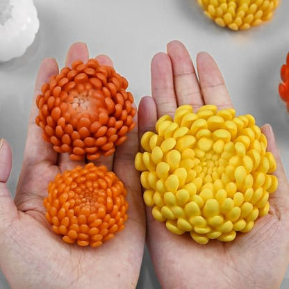 Flower Candle Molds (3 Count)