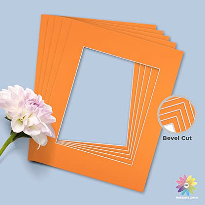 Mat Board Center 10 Pack 11x14 Photo Mats for 8x10 Picture (10 Count)
