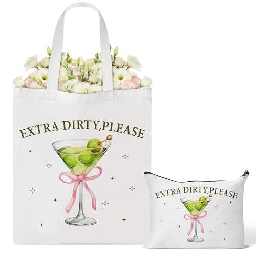 Green Martini Canvas Bags