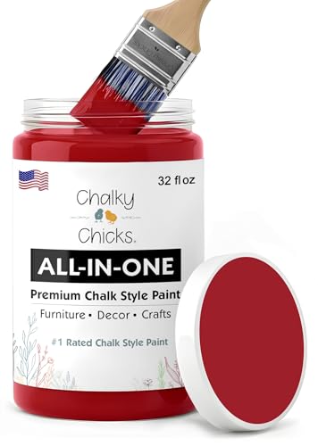 Firecracker 32 Fl Oz Chalk Paint for Furniture All in One