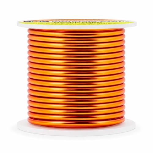 8 Gauge Orange Anodized Aluminum Craft Wire