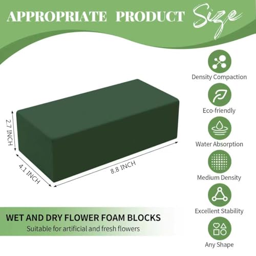 24 Pcs Floral Foam Blocks for Fresh & Artificial Flower Arrangement
