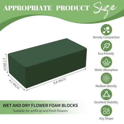 24 Pcs Floral Foam Blocks for Fresh & Artificial Flower Arrangement