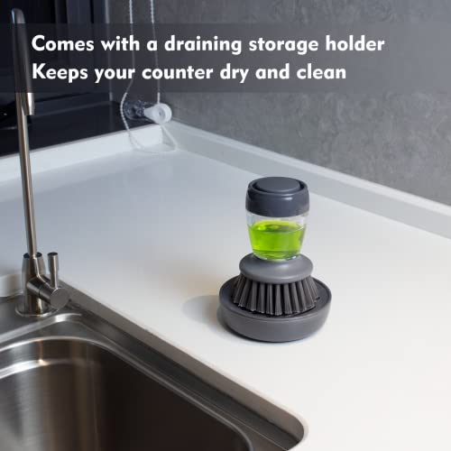 Dish Brush with Soap Dispenser
