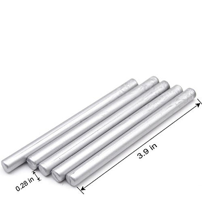 Silver Wax Seal Sticks for Small Glue Gun (16 Count)