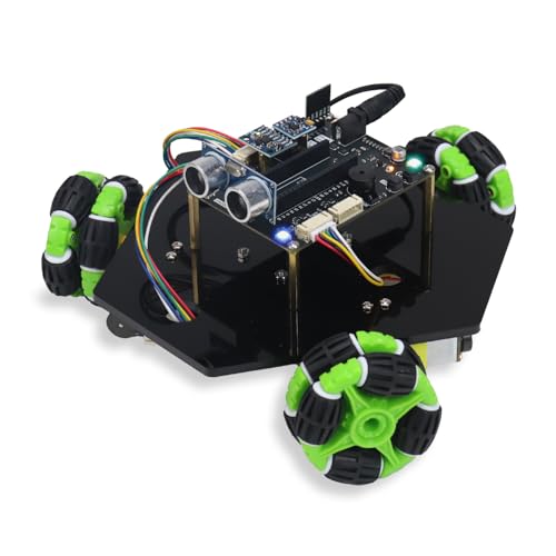 Omni Wheel Car Kit for Raspberry Pi Pico 1 2 W