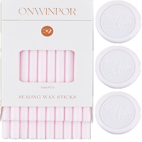 Gentle Pink Wax Seal Sticks (20 Count)