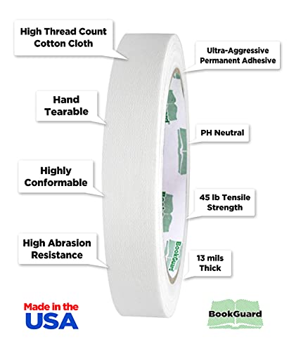 White Bookbinding Tape