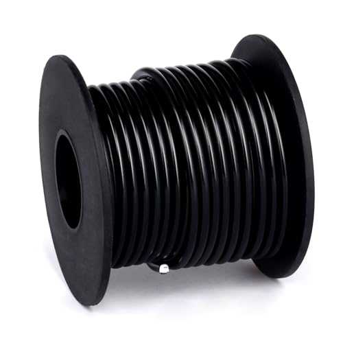 32.8FT 8 Gauge Bendable Black Aluminum Craft Wire for Jewelry Making Craft (32.8 Foot)
