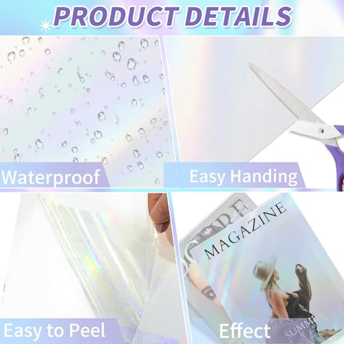 36 Sheets Holographic Sticker Paper
