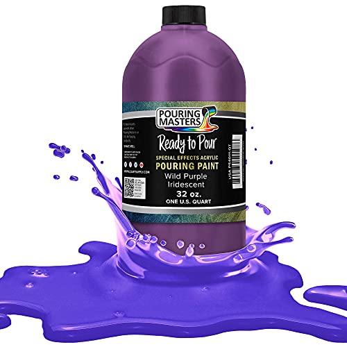 Pouring Masters Wild Purple Iridescent Special Effectsr Acrylic Pouring Paint (32 Fl Oz)