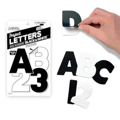 Poster Letters 2.5” Paper Letters for Poster Board Projects (335 Count)