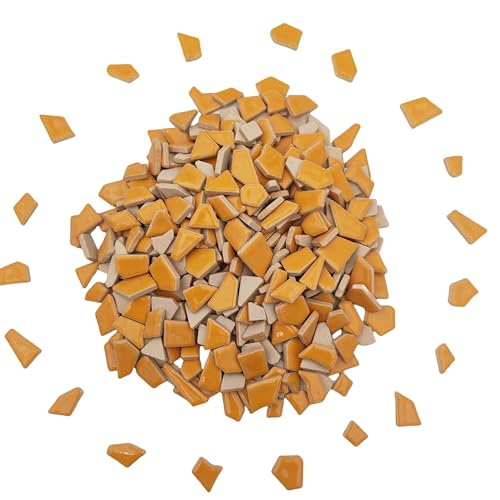 1.1LB Irregular Ceramics Mosaic Tiles (350 Count)