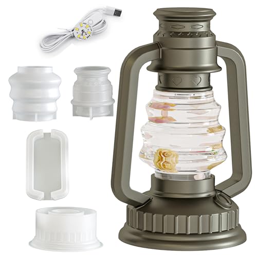 5 Pack Light Bubble Ball Resin Cylinder Candle & Resin Mold (5 Count)