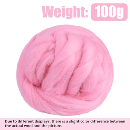 3.53oz Needle Felting Wool Roving Wool for Felting Wool Felting Supplies