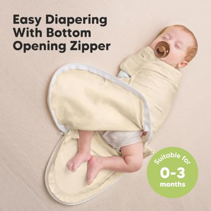 Newborn Swaddles with Zippers (3 Count)