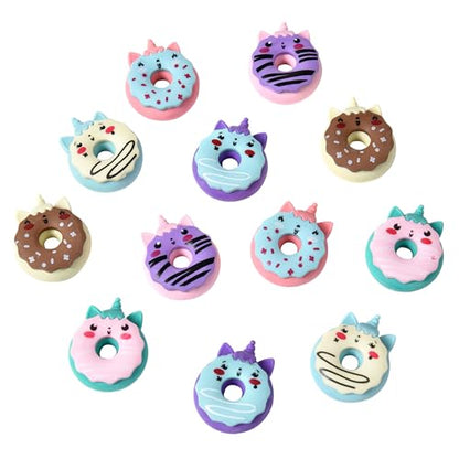 Donut Erasers for Kids Bulk (24 Count)