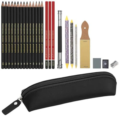 Sketching and Drawing Pencils Set (26 Count)