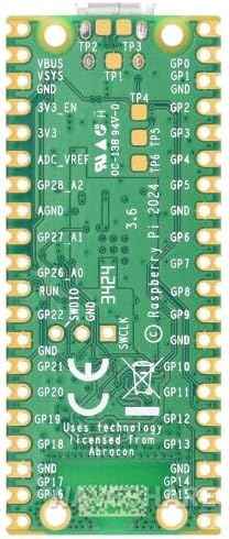 Raspbery Pi Pico 2 W Microcontroller Board, Based on Official RP2350 Chip, Dual-core & Dual-Architecture Design, Supports WiFi and BLE (RPi Pico 2 W)