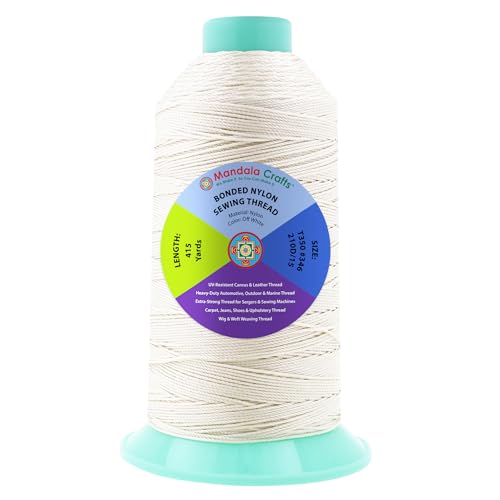 Size 346 210D T350 Off White Bonded Nylon Thread